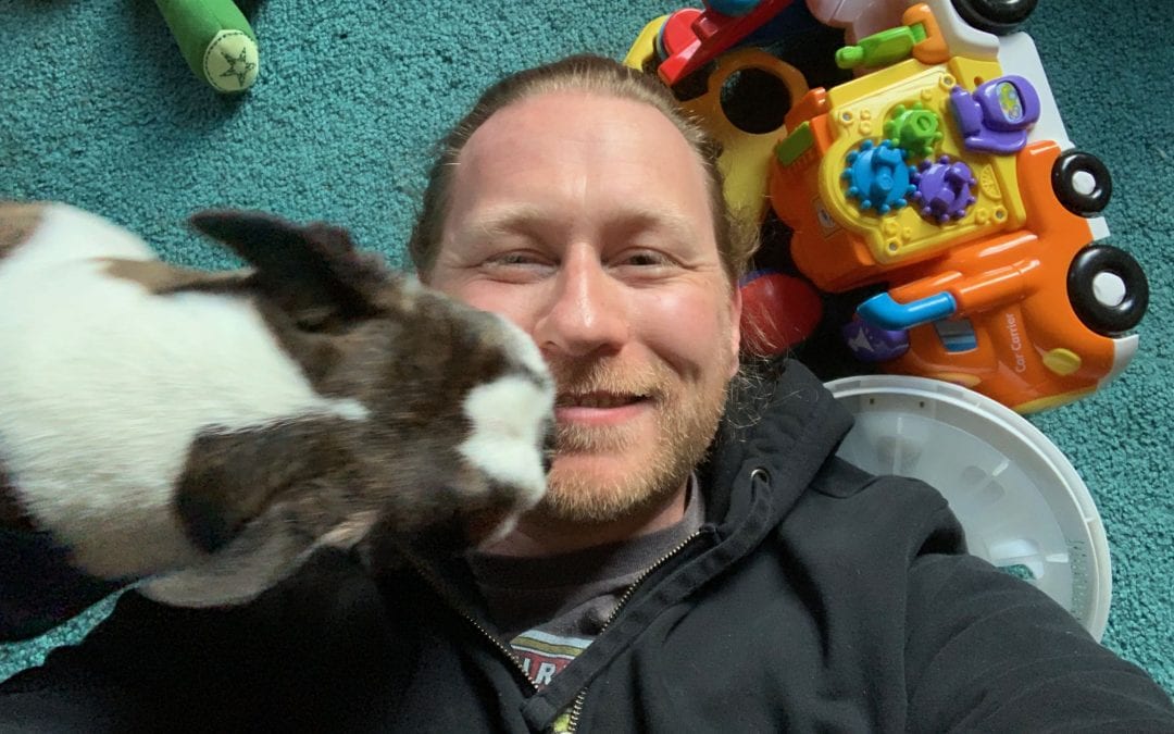 A wet dog kiss for the memories