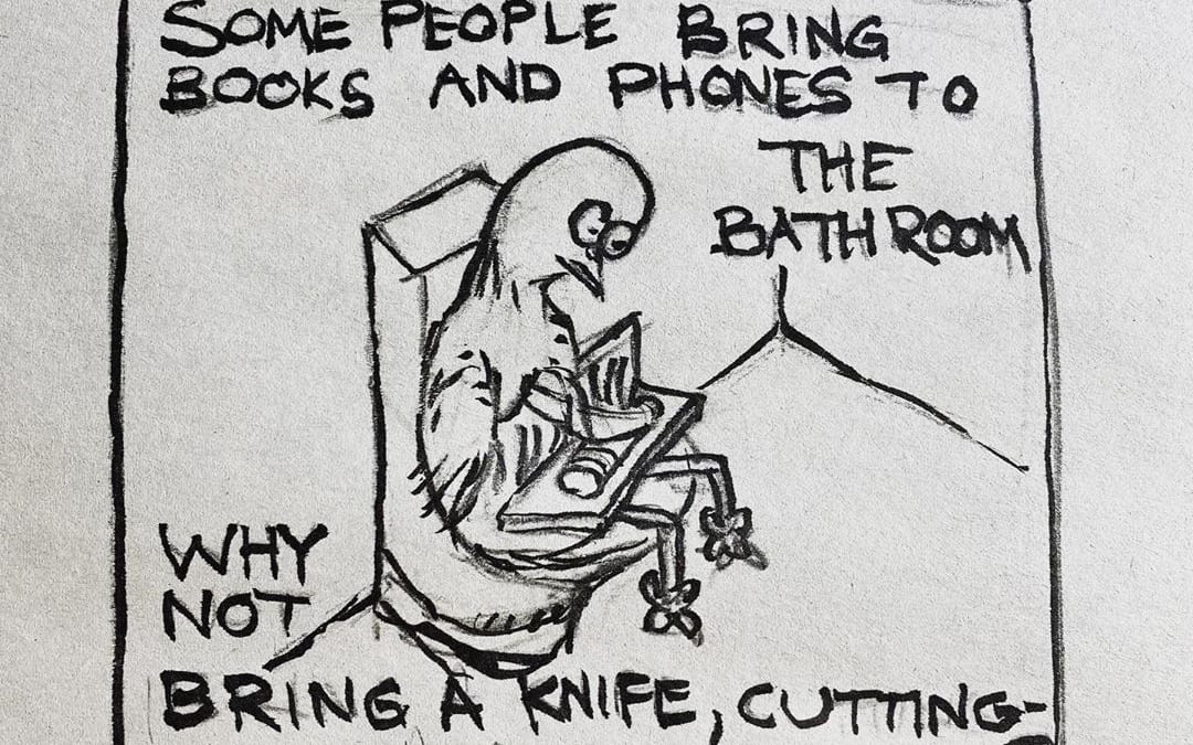 My bizarre pigeon cartoons